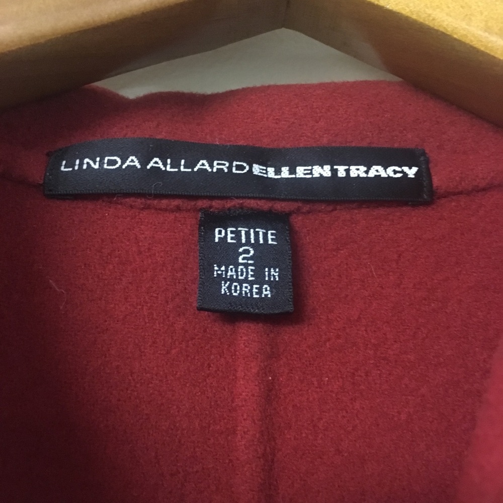 100% Red wool dress or casual jacket